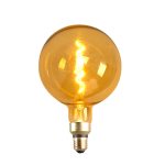 Shaoxing Xinjian Vintage Colorful Decorative Led Filament Sprial Rose Gold G200 (5)
